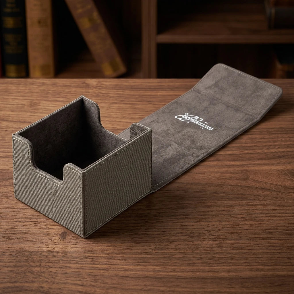 cardcosmos - 60+ Premium Toploader Deck Box - Gray