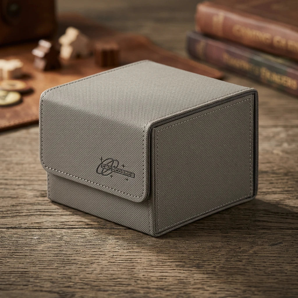 cardcosmos - 60+ Premium Toploader Deck Box - Gray