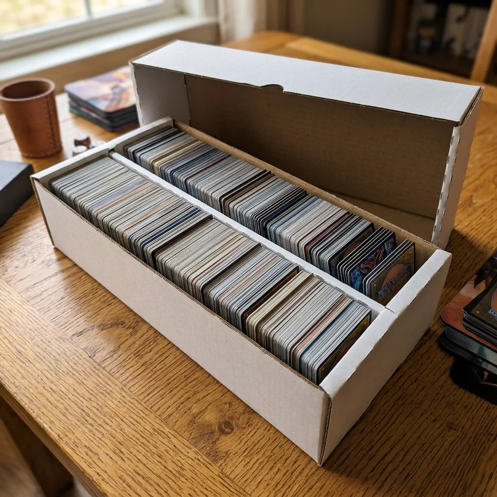 cardcosmos Boîtes pour 2000 cartes – Boîtes de rangement avec 2 rangées