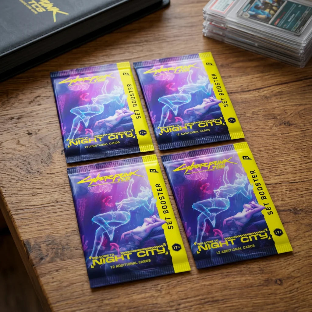 Cyberpunk TCG : Boîte de boosters Beta Welcome to Night City EN