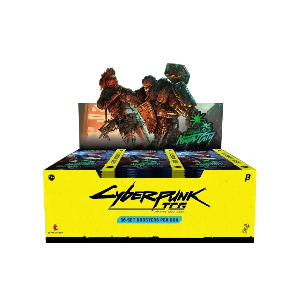 Cyberpunk TCG : Boîte de boosters Beta Welcome to Night City EN