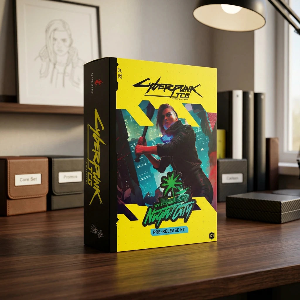 Cyberpunk TCG : Kit de pré-lancement Welcome to Night City EN