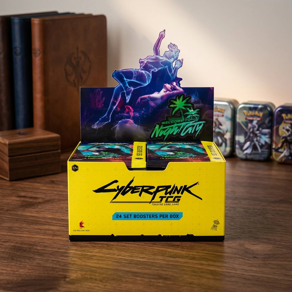 Cyberpunk TCG : Boîte de boosters Welcome to Night City EN