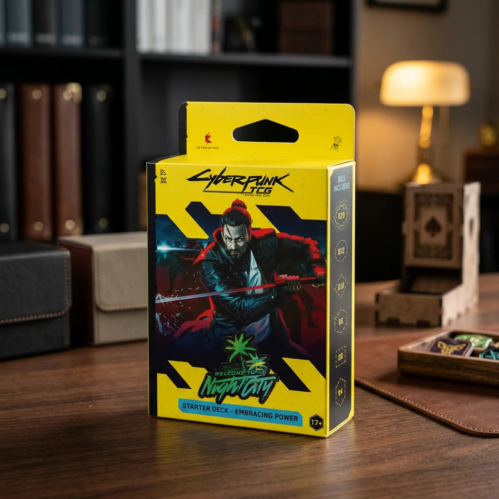 Cyberpunk TCG : Deck de démarrage Welcome to Night City Embracing Power EN