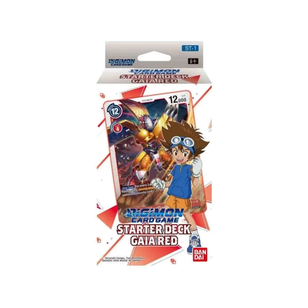 Digimon Card Game - Deck de démarrage Gaia Red ST1 - Anglais