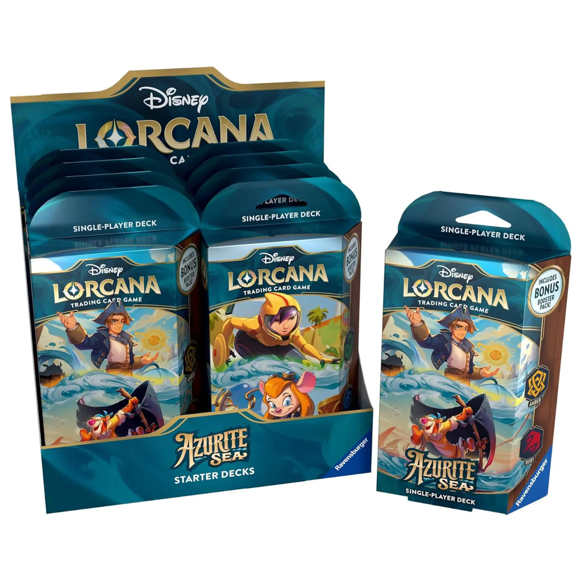Disney Lorcana - Azurite Sea Starter Deck Display - EN