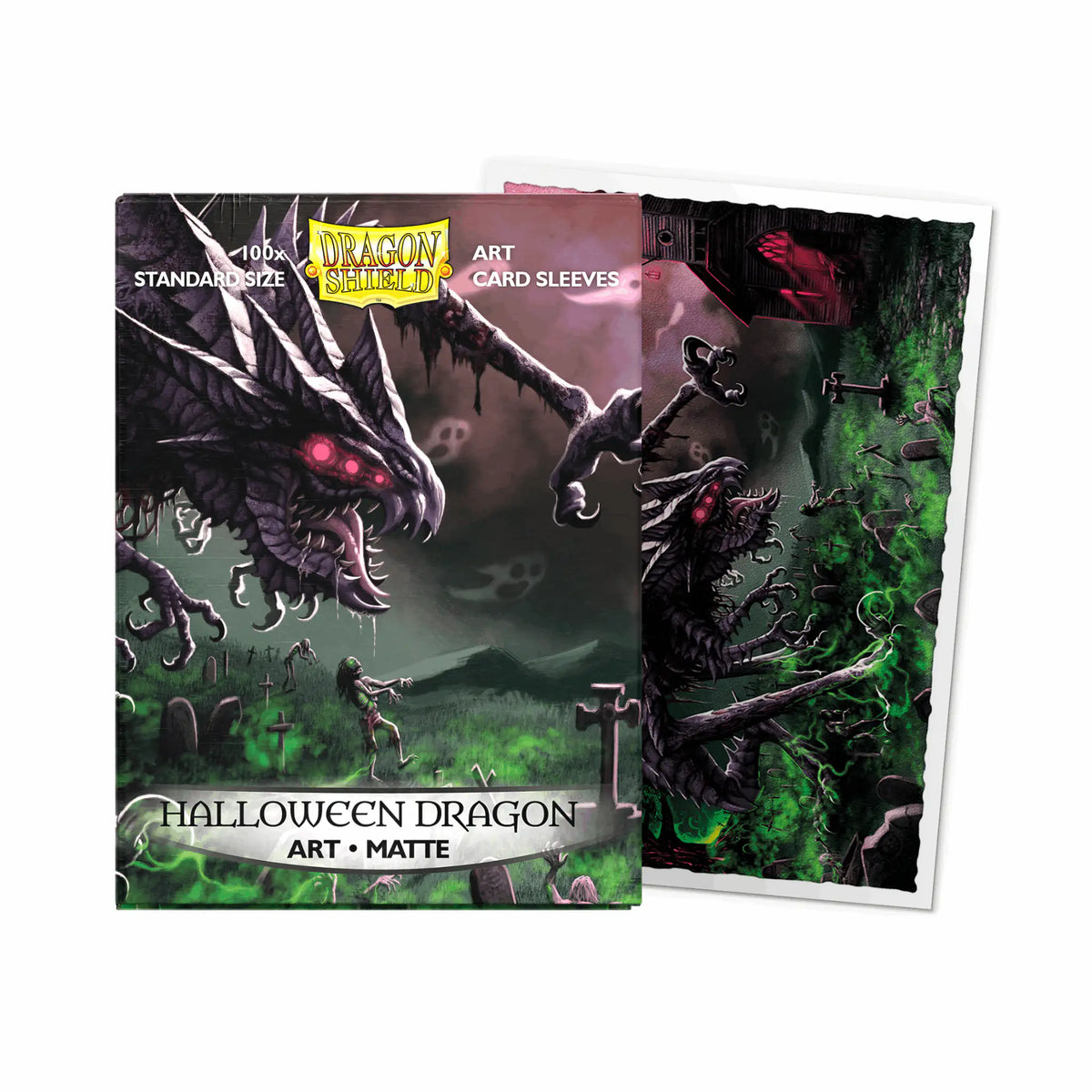 Dragon Shield Art Sleeves - Halloween Dragon | 100stk