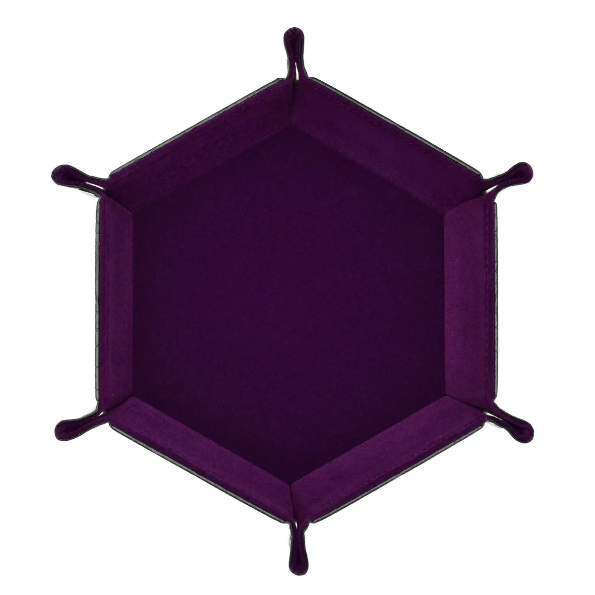 Glassstaff - Hexagonal Foldable Rolling Tray - Dragon Skin Lila