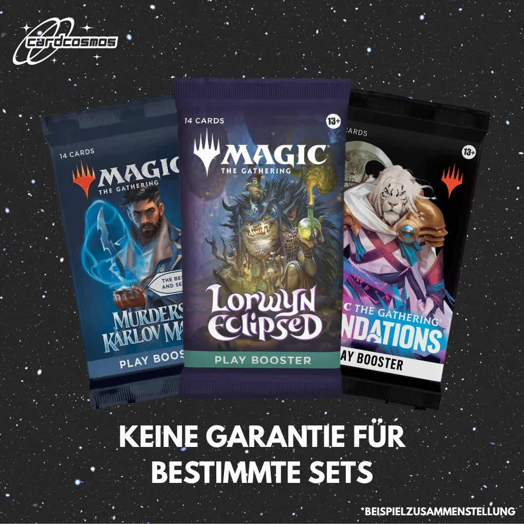 Magic: The Gathering Set Mystère Play Booster Anglais – 3 boosters aléatoires différents