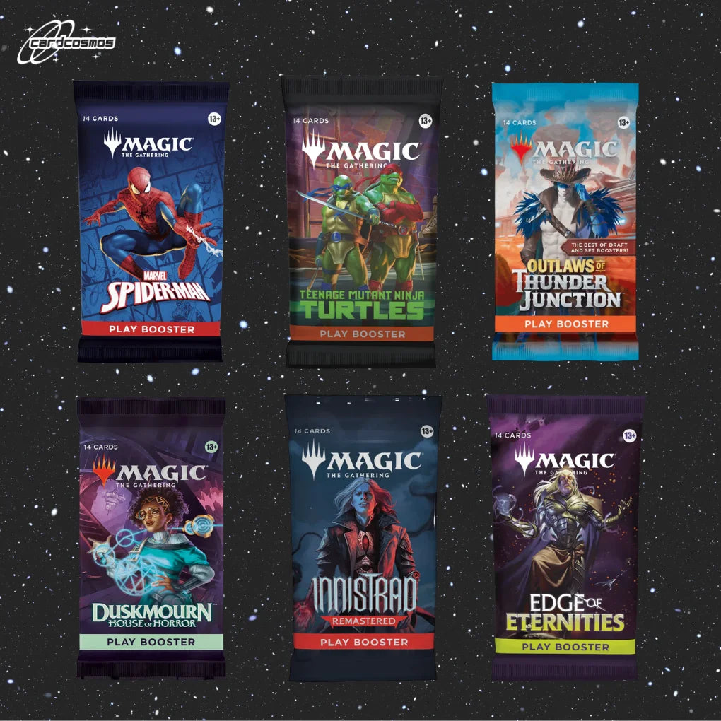 Magic: The Gathering Set Mystère Play Booster Anglais – 3 boosters aléatoires différents