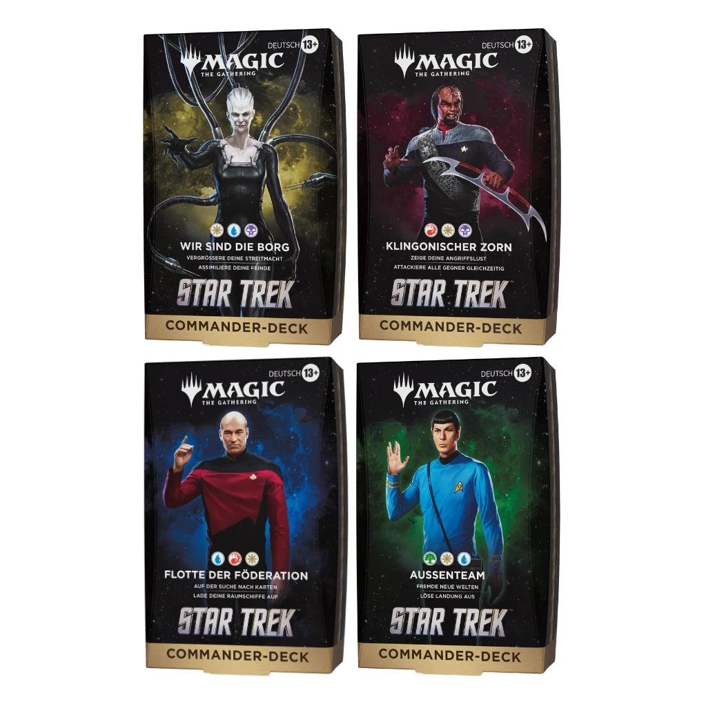 Magic: The Gathering - Star Trek Commander Deck Set - German