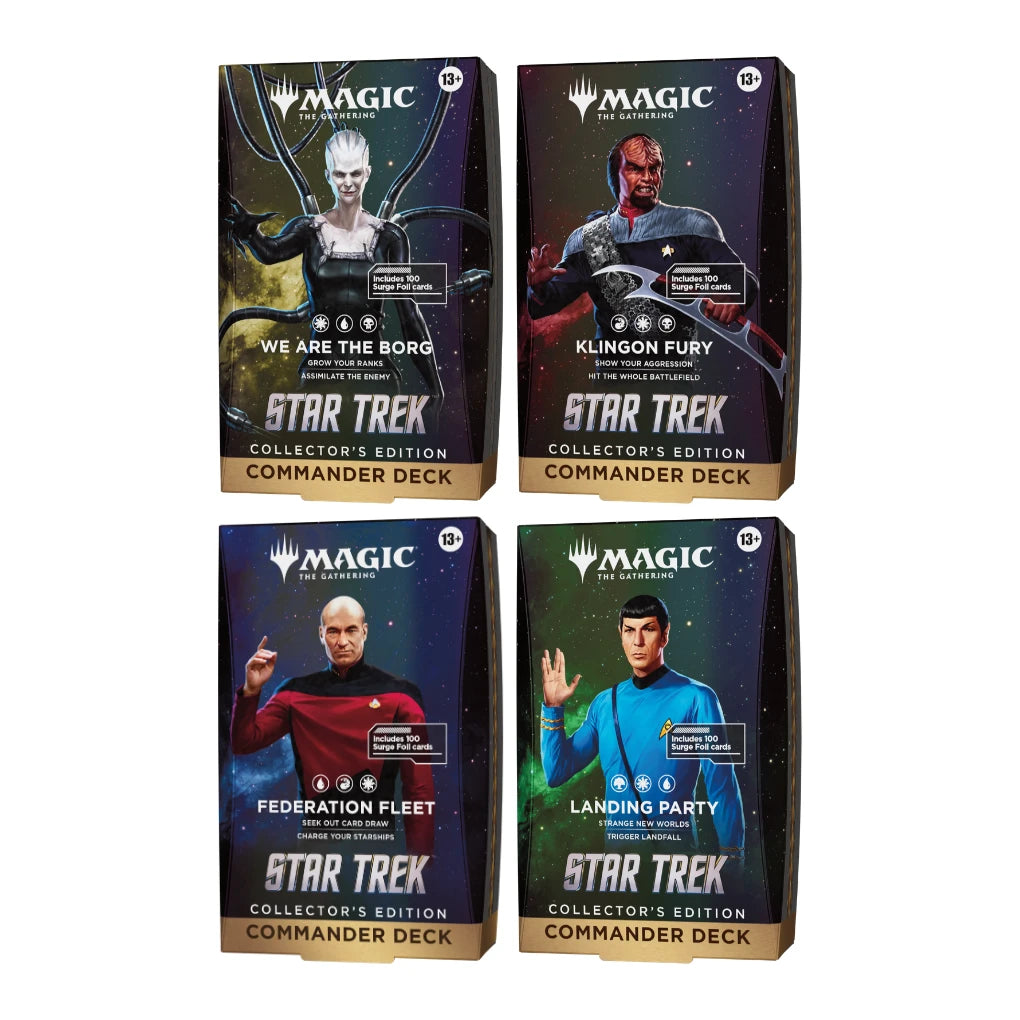 Magic: The Gathering - Star Trek Collector's Edition Commander Deck Set - English
