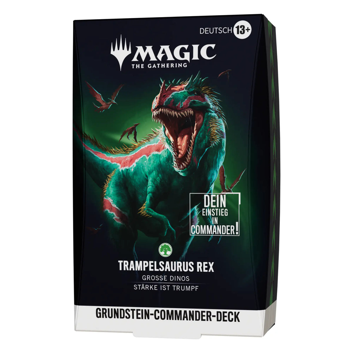 Magic: The Gathering - Grundstein Commander Deck Trampelsaurus Rex - DE