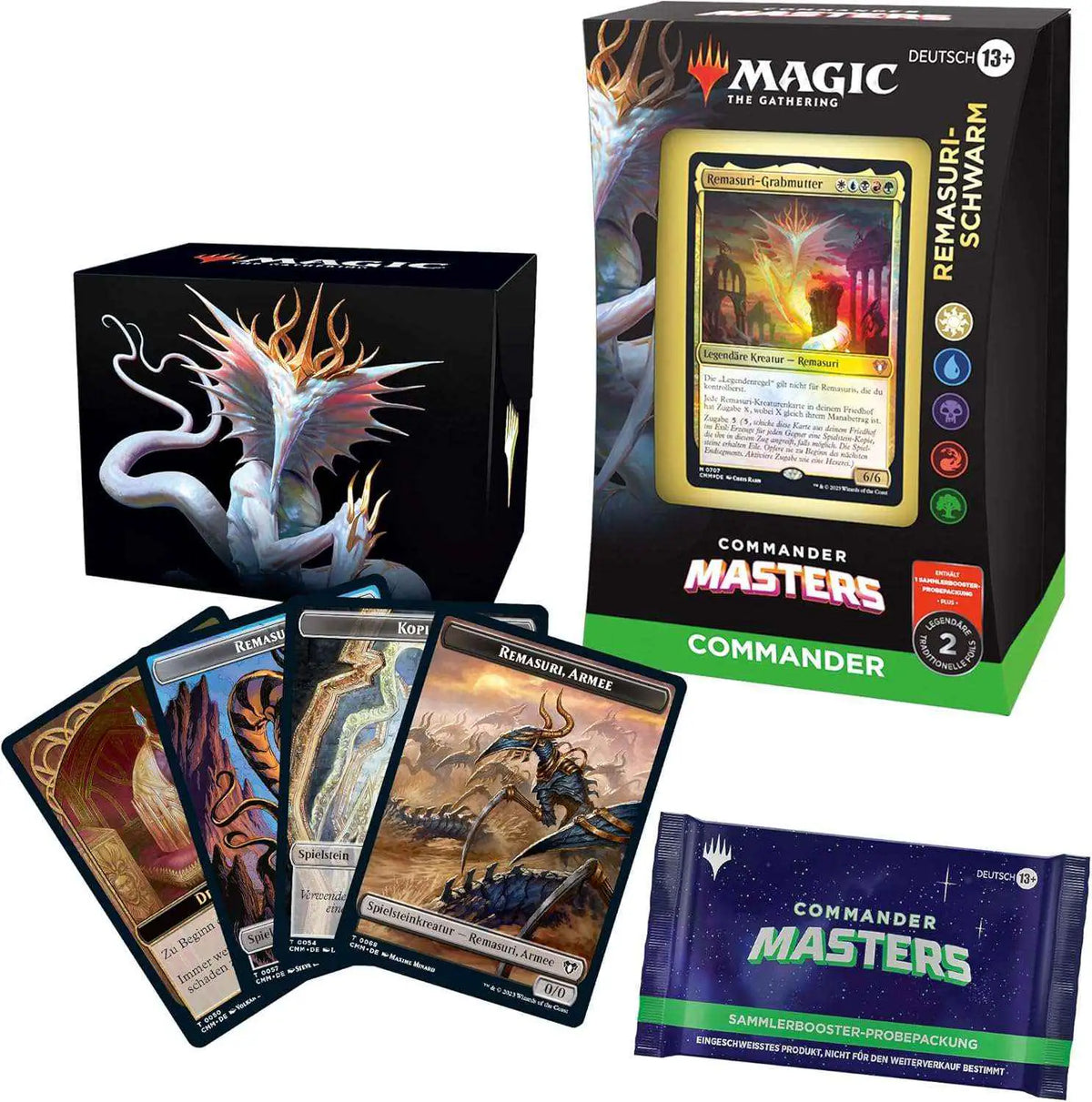 Magic: The Gathering - Commander Masters - Commander-Deck – Remasuri-Schwarm - DE