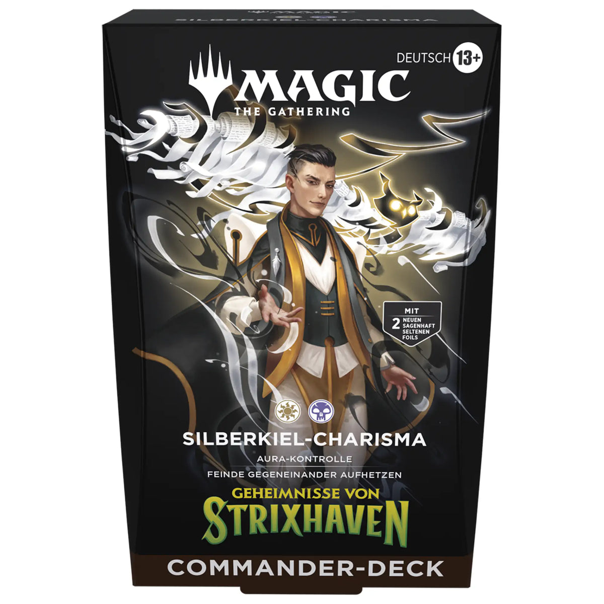 Magic: The Gathering - Geheimnisse von Strixhaven Commander Deck Silberkiel Charisma - DE
