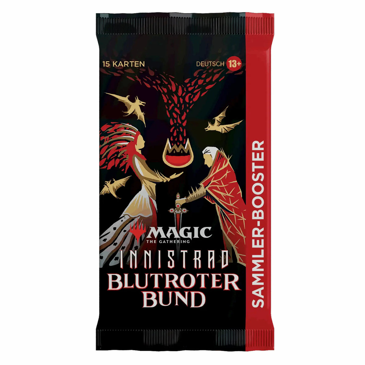 Magic: The Gathering - Innistrad: Blutroter Bund Sammler Booster Pack - DE