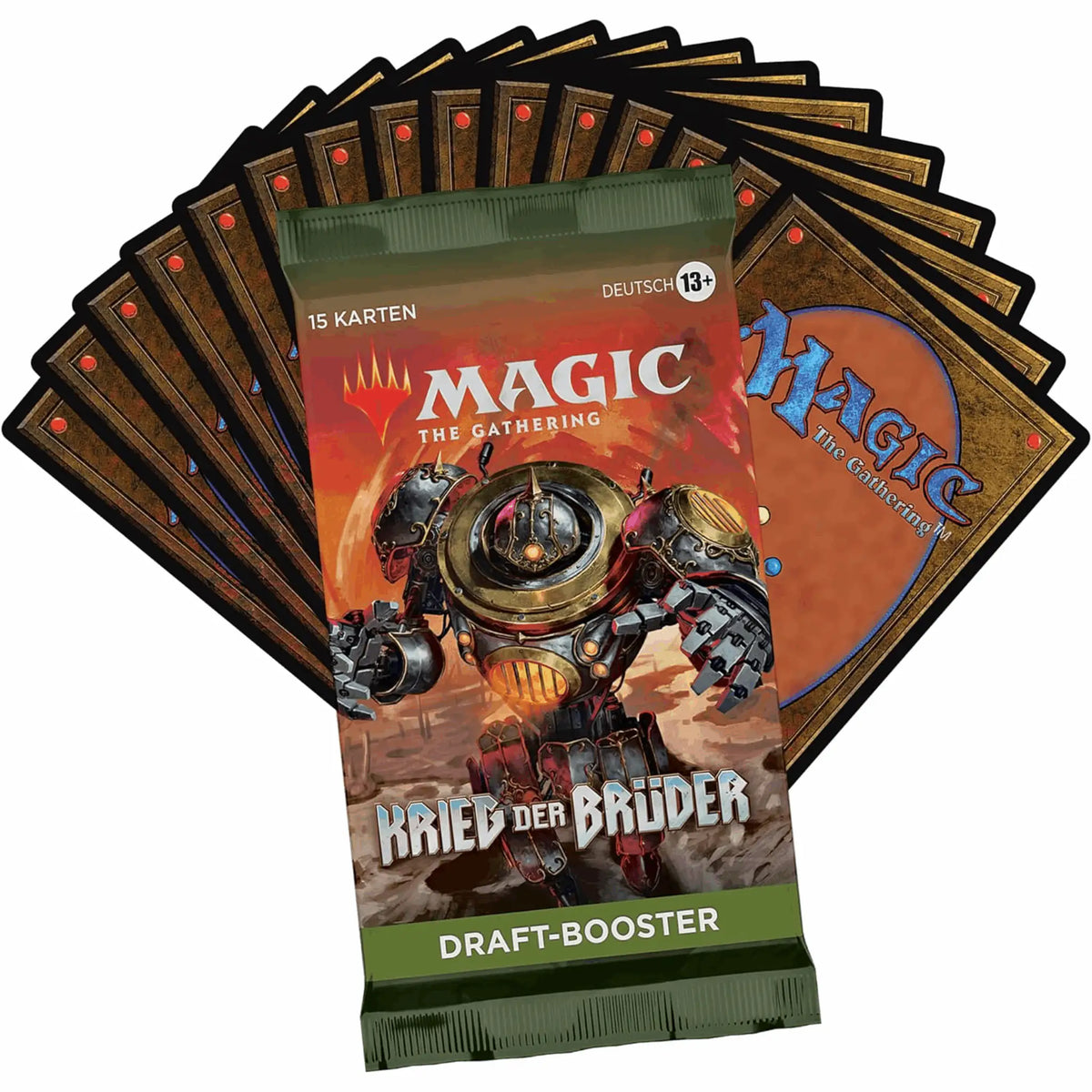 Magic: The Gathering - Krieg der Brüder Draft Booster Pack - DE