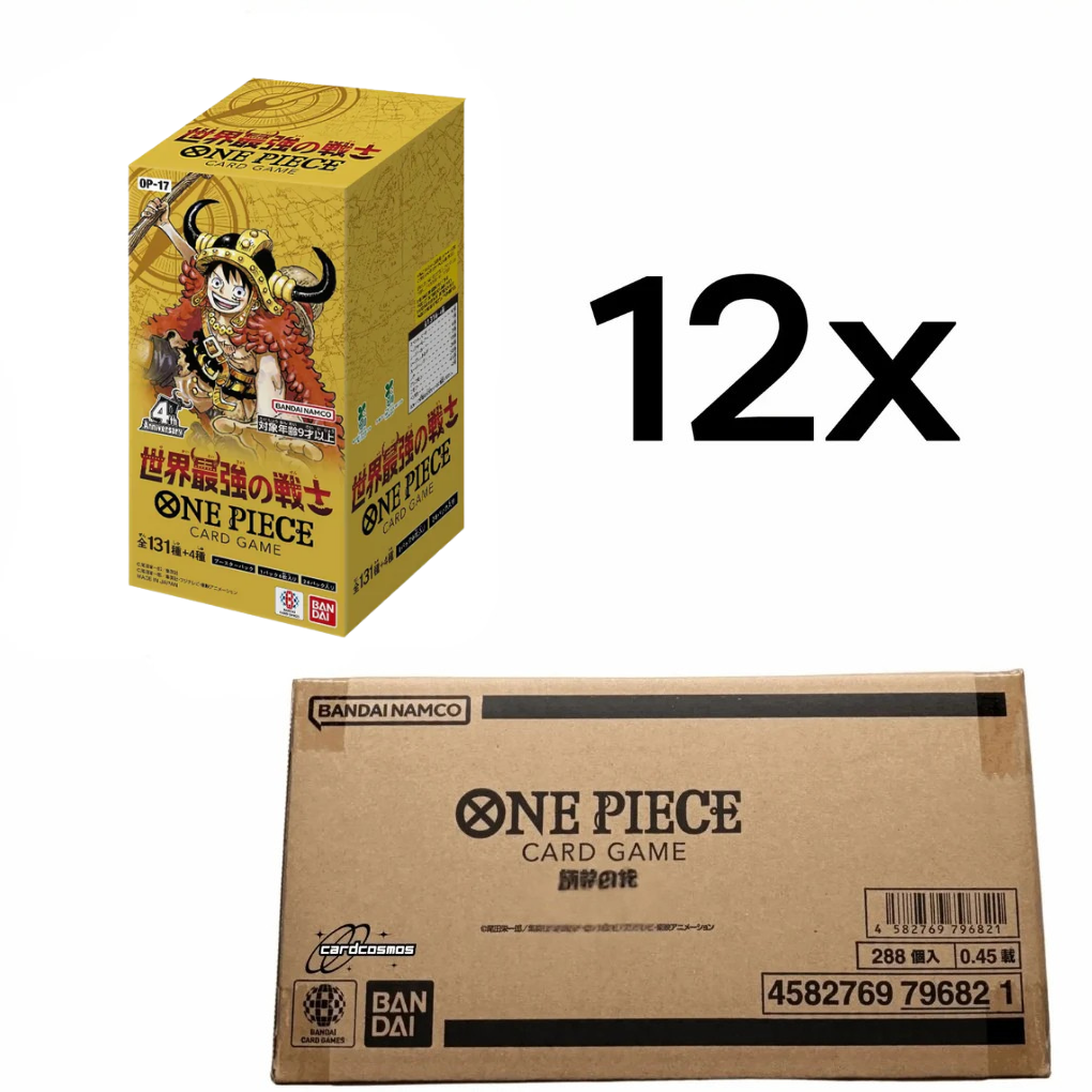 One Piece Card Game - Boîte de boosters OP17 The World’s Strongest Warriors - Japonais