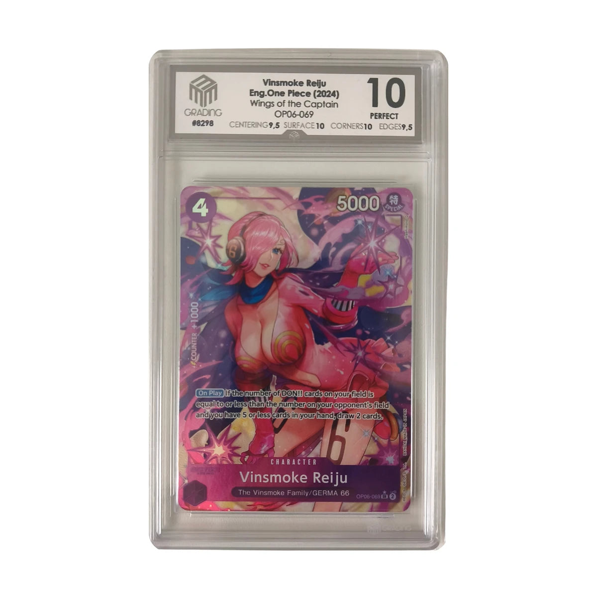 One Piece - Vinsmoke Reiju OP06-069 (Wings of the Captain) – Grading M3 10 Parfait