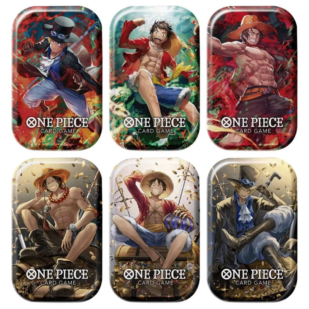One Piece Card Game - 12er Set Mini Tin Pack Set Vol. 01 (TS-01) - JPN