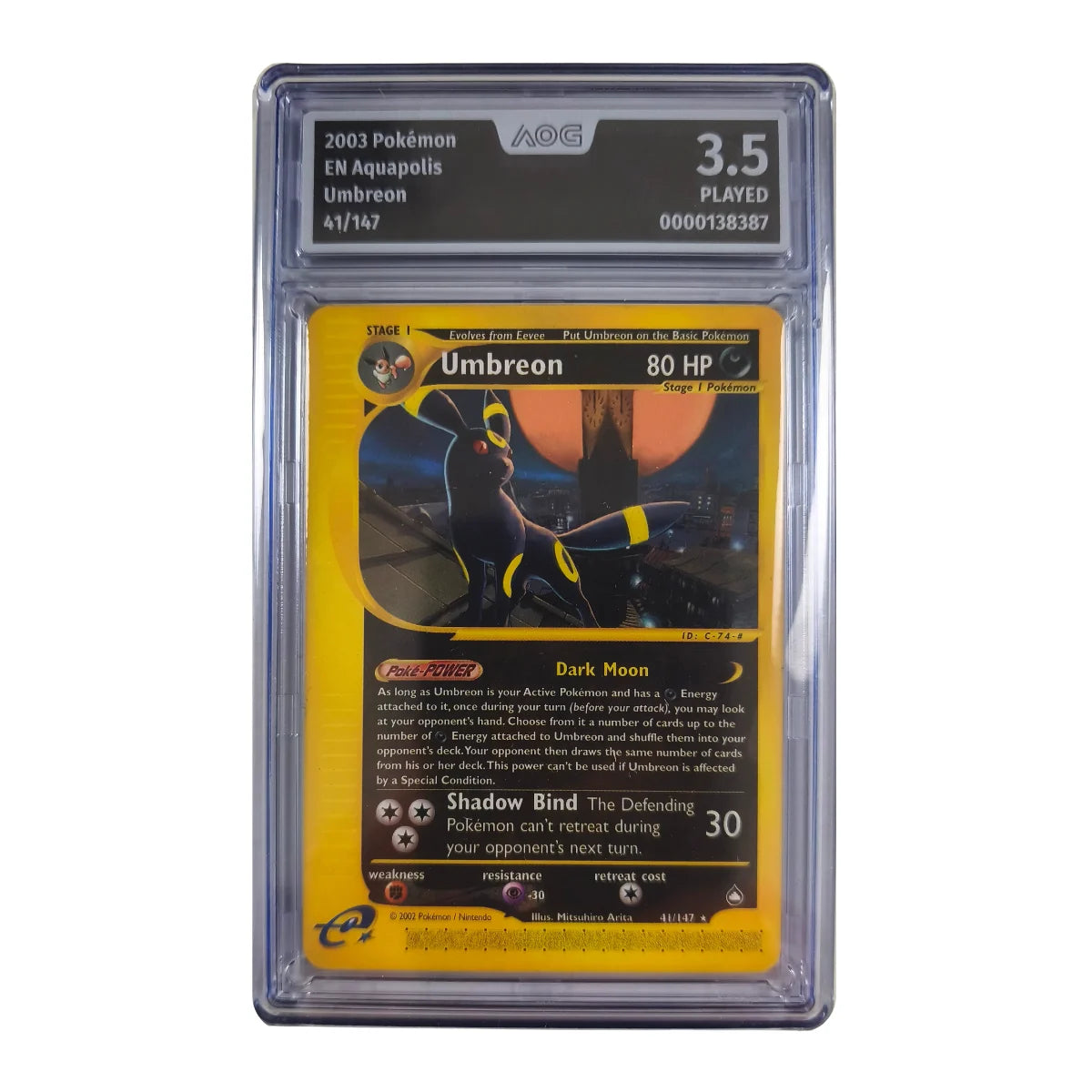 Pokémon - Umbreon #41/147 (Aquapolis) – AOG 3.5 Jouée