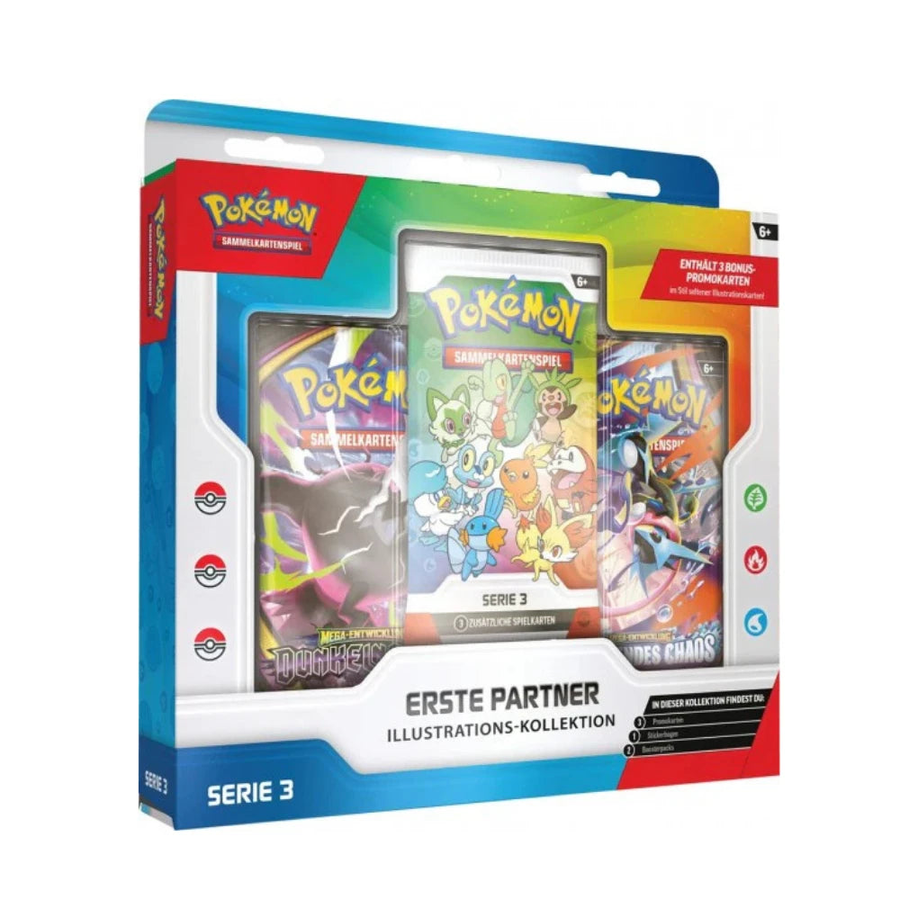 Pokémon - Erste Partner Illustration Coffret collection Boîte Série 3 - DE