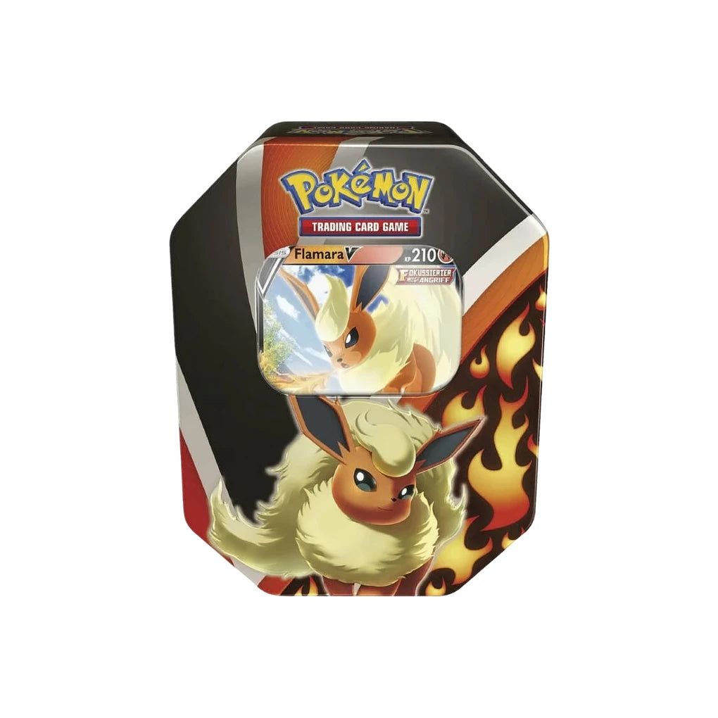 Pokémon - Evoli-Entwicklungen Boîte métal Pyroli-V - Allemand