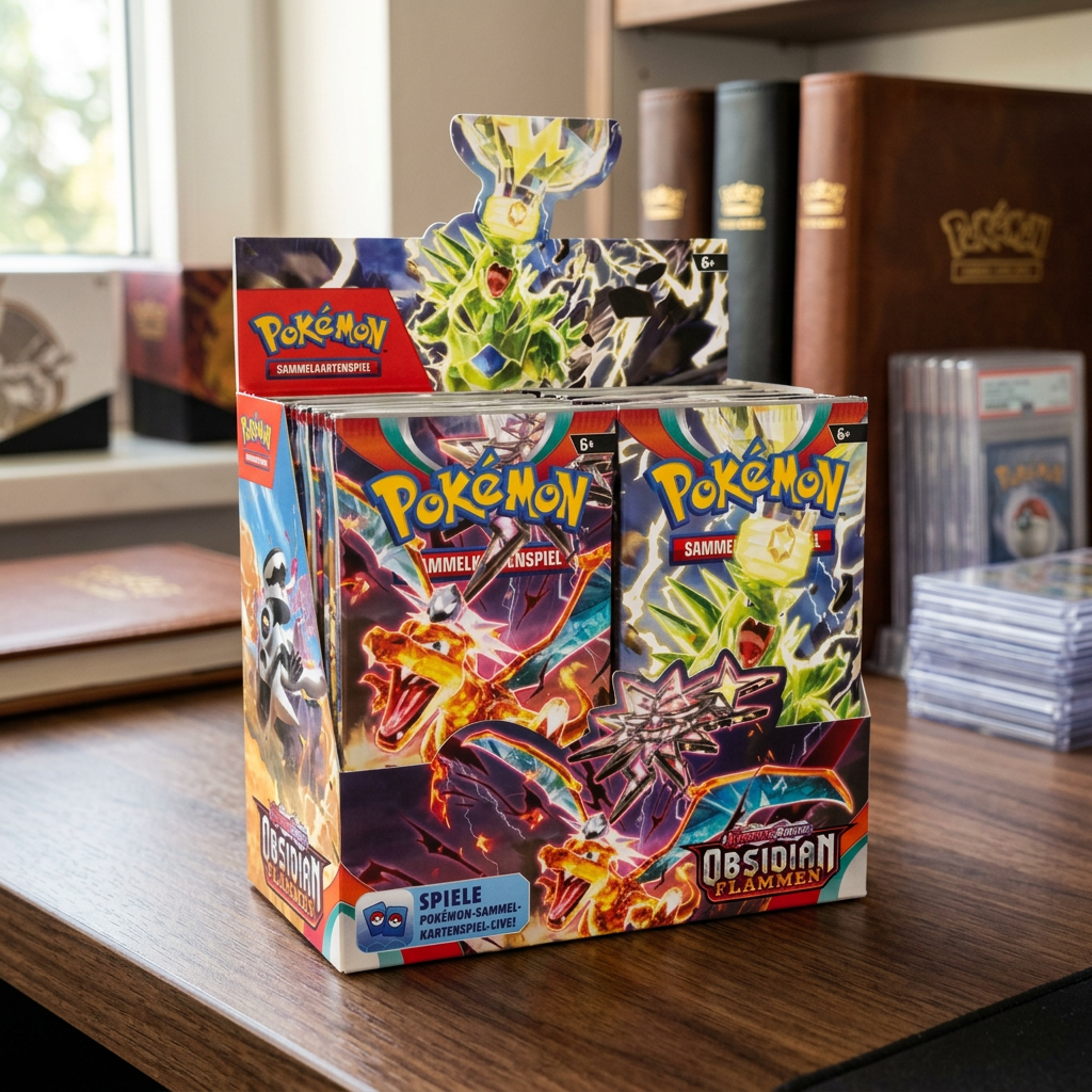 Pokémon - Obsidianflammen Booster Display - German
