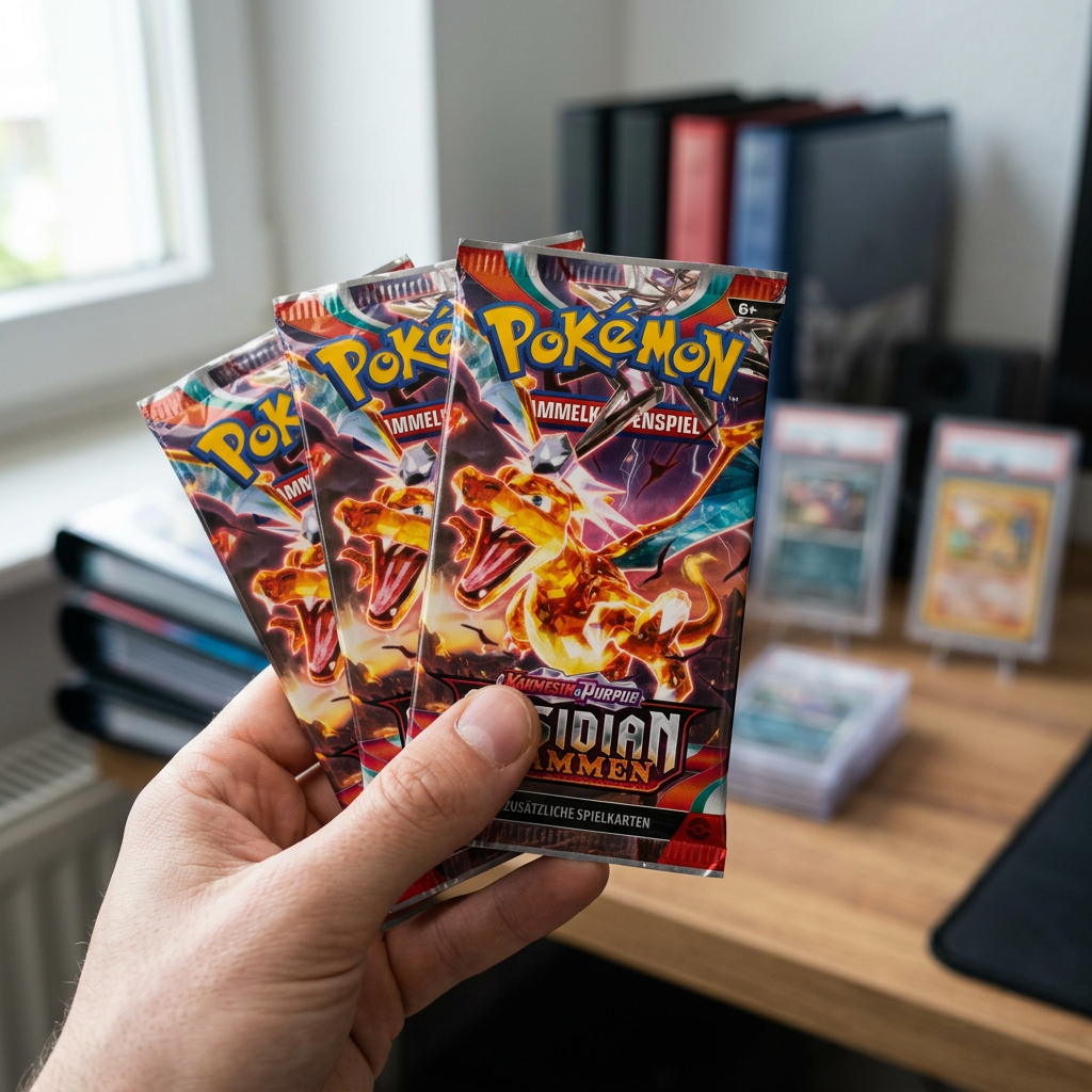 Pokémon - Karmesin & Purpur Obsidianflammen Boîte de boosters - Allemand