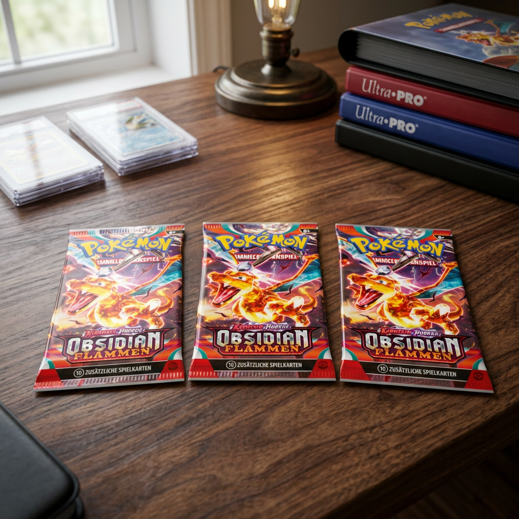 Pokémon - Karmesin & Purpur Obsidianflammen Boîte de boosters - Allemand