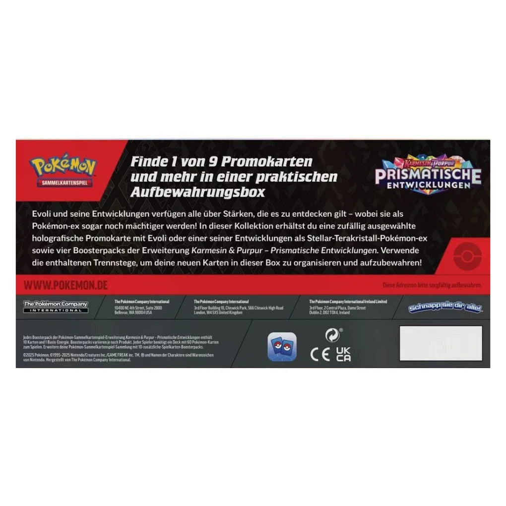 Pokémon - Karmesin & Purpur - Boîte surprise Prismatische Entwicklungen - Allemand