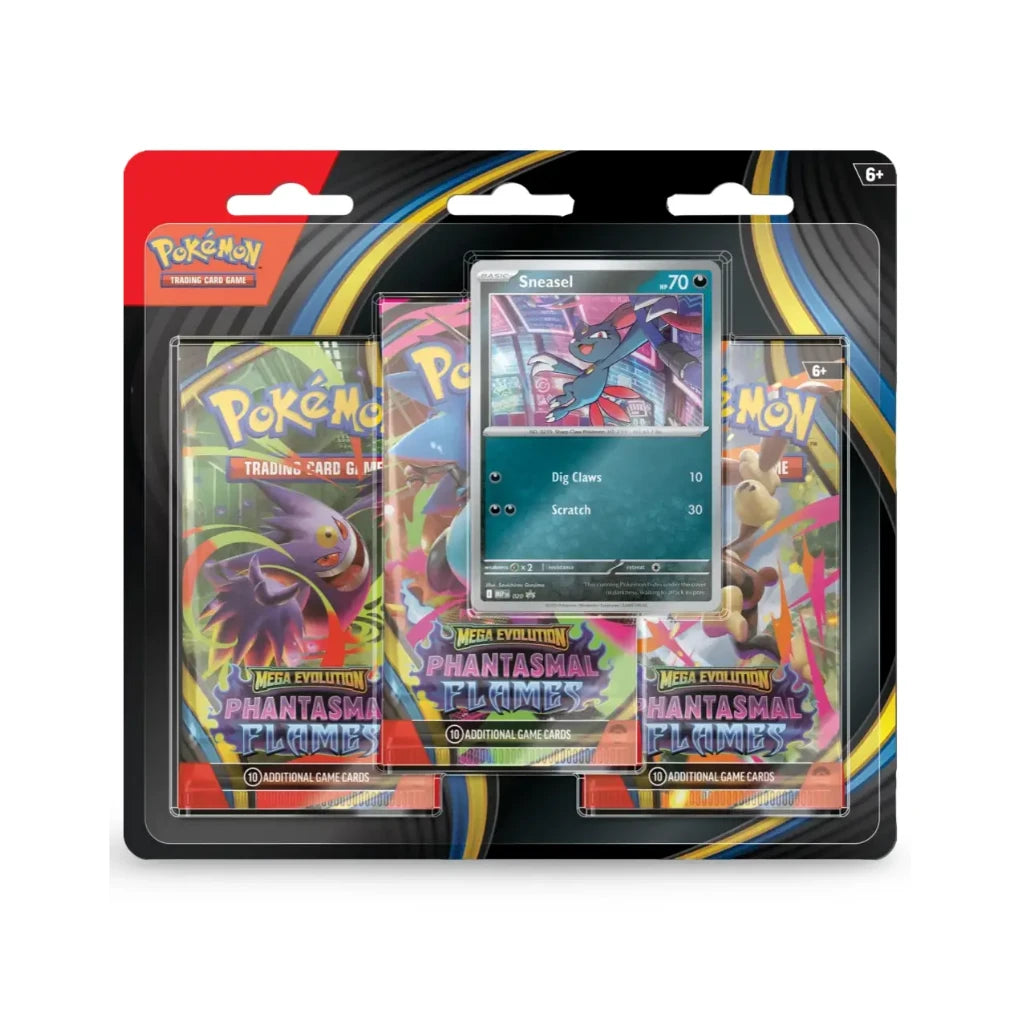 Pokémon - Phantasmal Flames Blister 3 boosters Sneasel Anglais