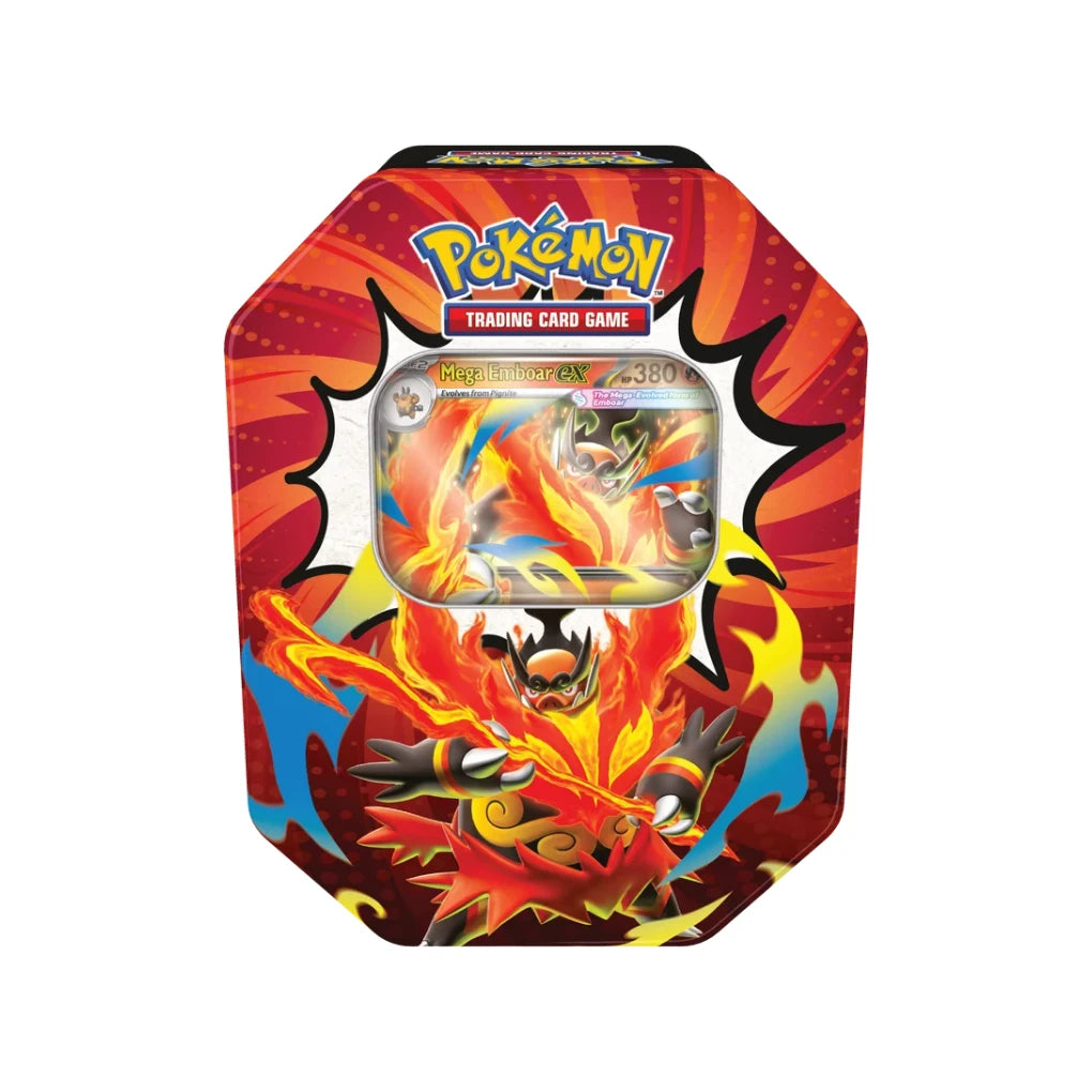 Pokémon - Mega Emboar ex d’Ascended Heroes Boîte métal - Anglais