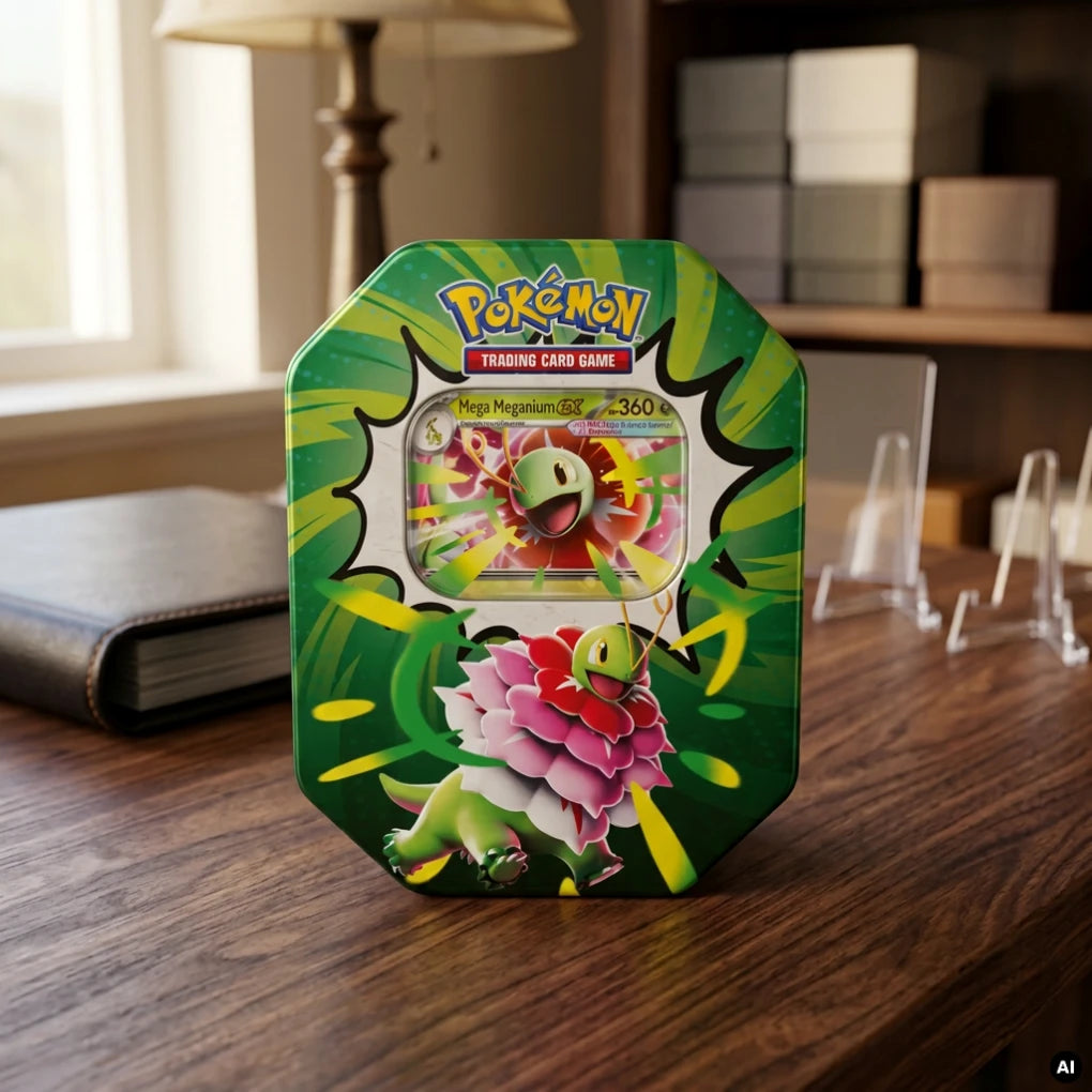Pokémon - Mega Meganium ex d’Ascended Heroes Boîte métal - Anglais