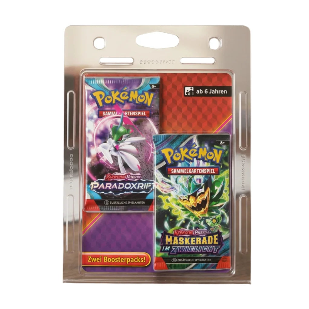Pokémon - Paradox Rift & Maskerade im Zwielicht Blister 2-Pack - Allemand