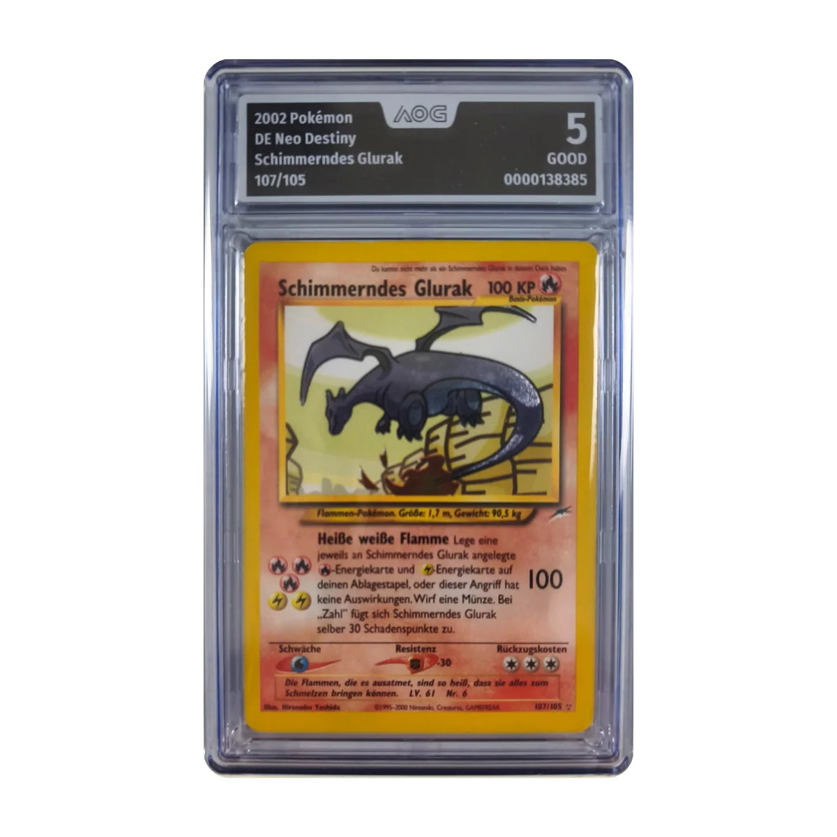 Pokémon - Schimmerndes Glurak #107/105 (Neo Destiny) – AOG 5 Bon