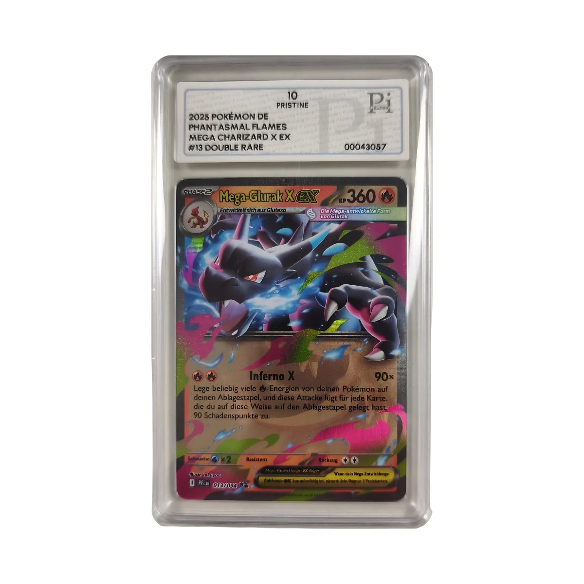 Pokémon - Méga-Dracaufeu X ex #013/094 (Phantasmal Flames) – PI 10 Pristine