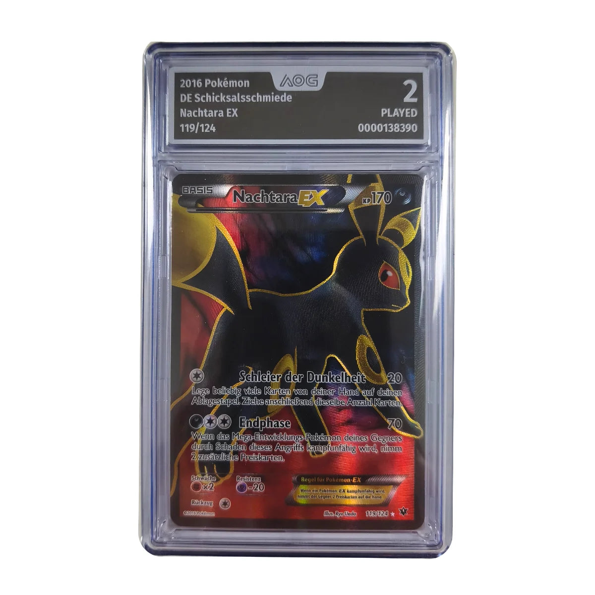 Pokémon - Nachtara EX Full art #119/124 (Schicksalsschmiede) – AOG 2 Jouée