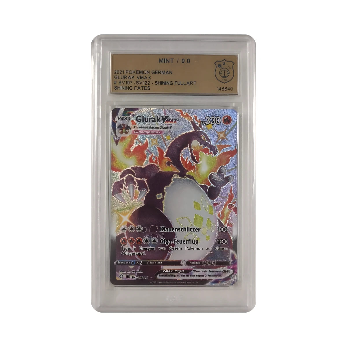 Pokémon - Dracaufeu VMAX Shiny Full art SV107/SV122 (Shining Fates) – GSG 9 Mint