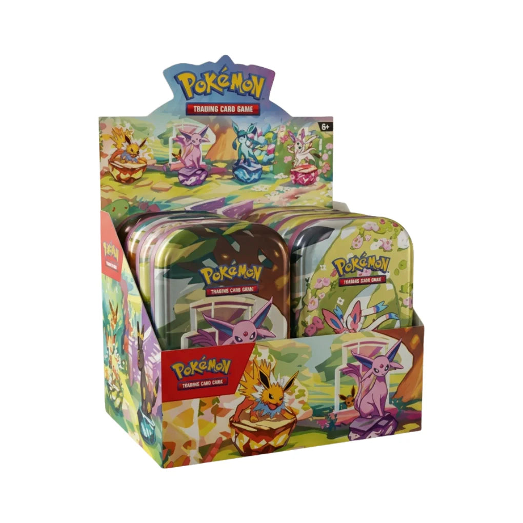 Pokémon - Prismatic Evolutions Display de mini boîtes métal - Anglais