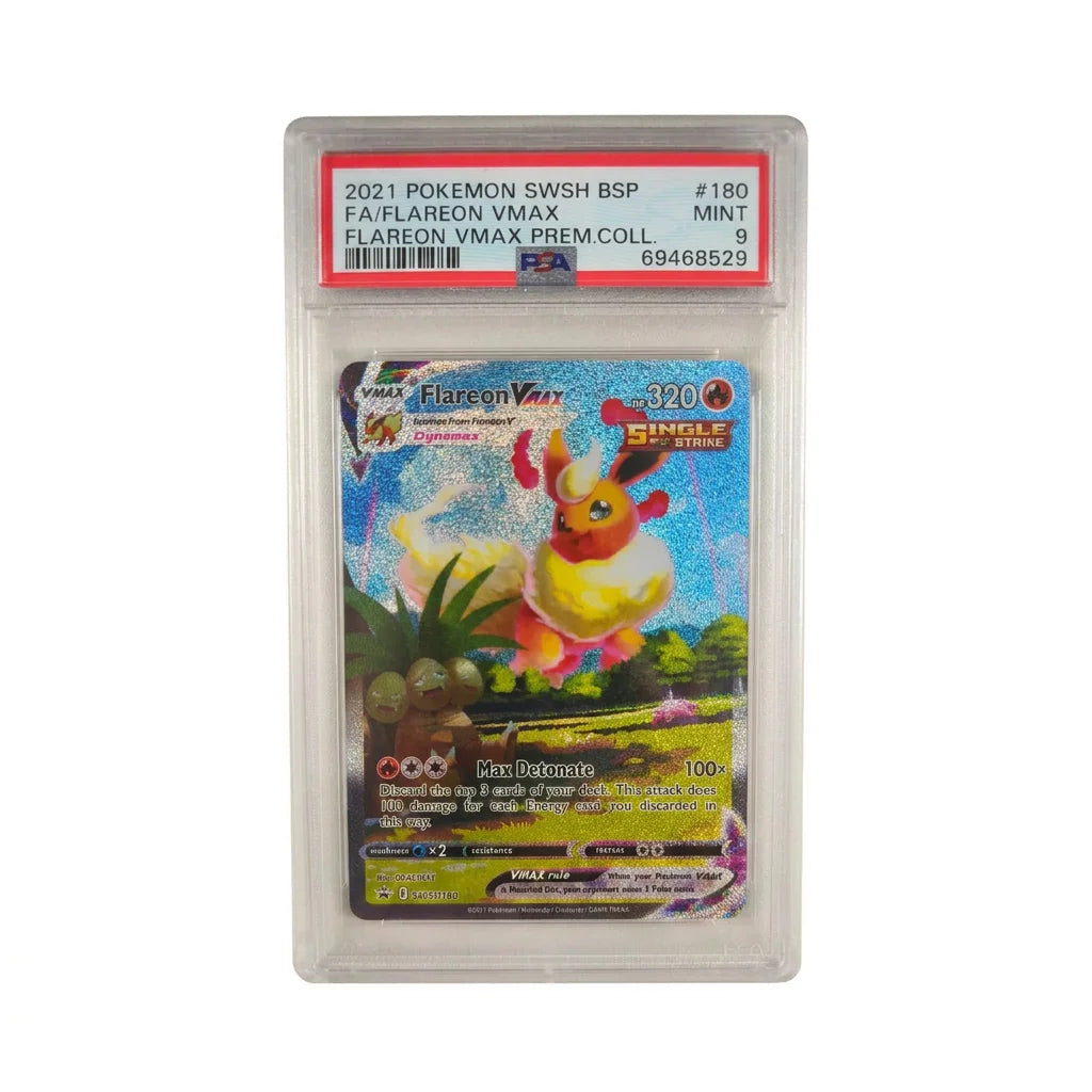 Pokémon - Flareon VMAX Full art Promo SWSH180 (Collection premium) – PSA 9 Mint