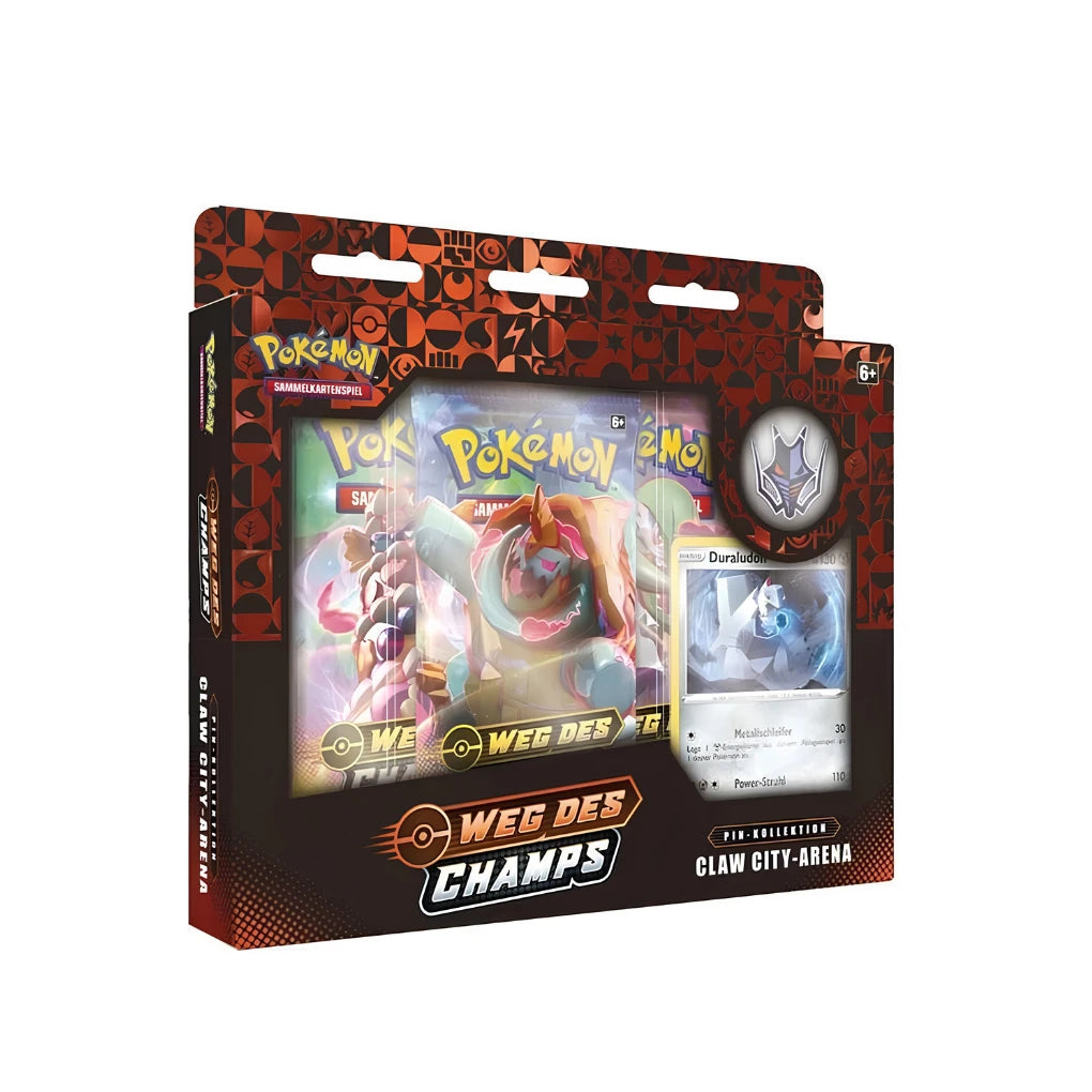 Pokémon - Weg des Champs Claw City Arena Pin Collection - EN