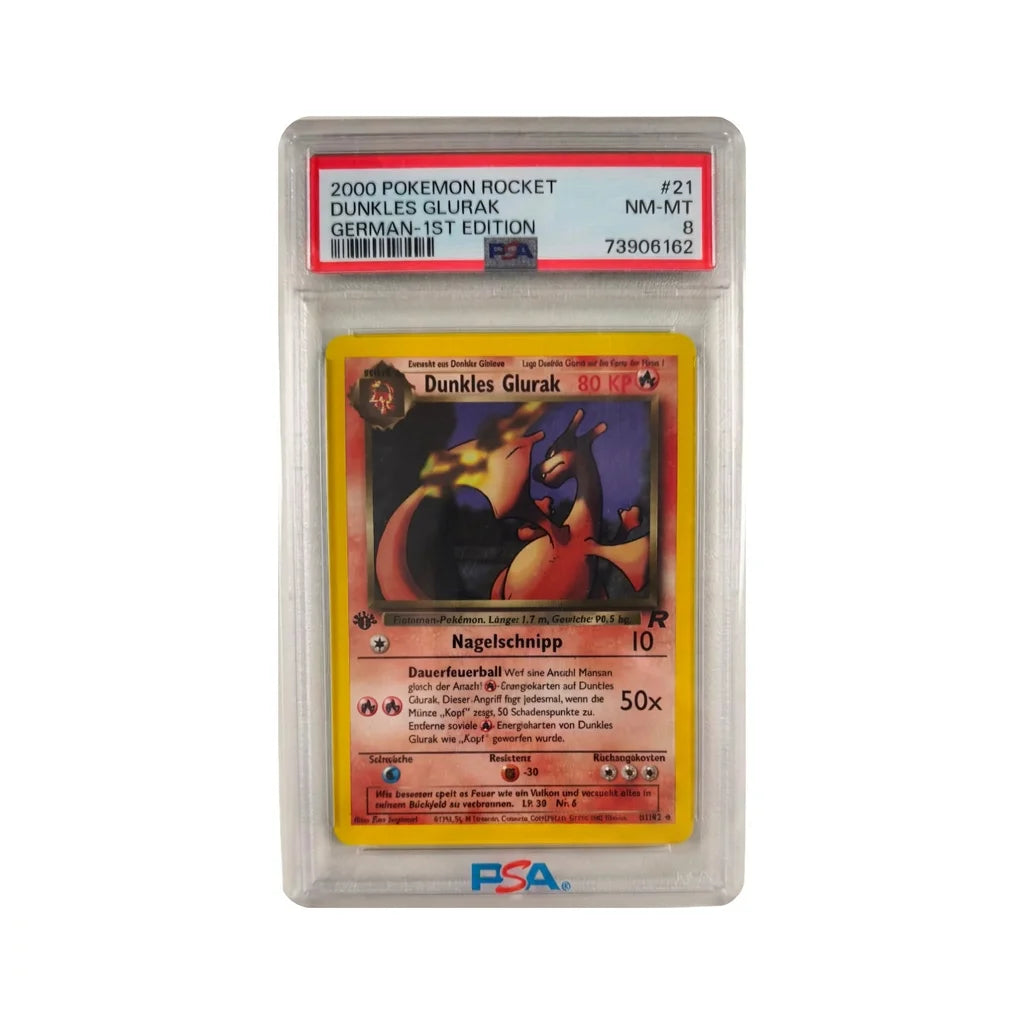 Pokémon - Dracaufeu Obscur #21/82 1st Edition (Team Rocket) – PSA 8 Near mint