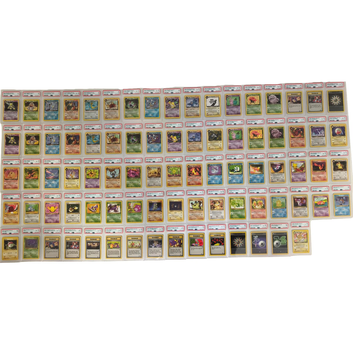 Pokémon - Team Rocket Set complet 1-83/82 incluant des Holos – PSA gradé