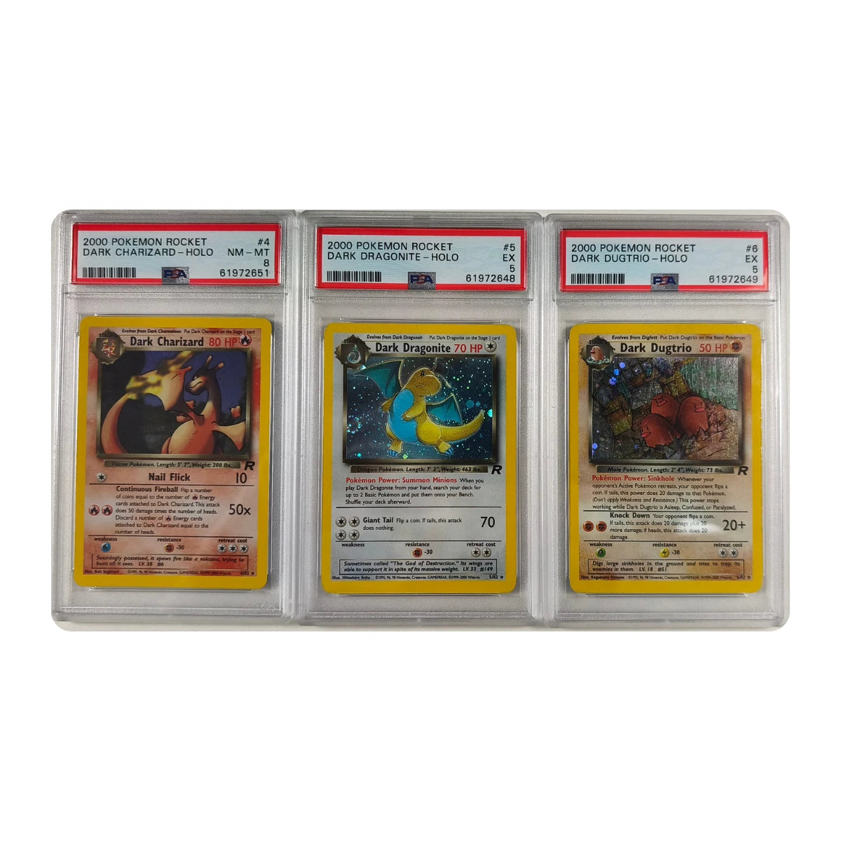 Pokémon - Team Rocket Set complet 1-83/82 incluant des Holos – PSA gradé