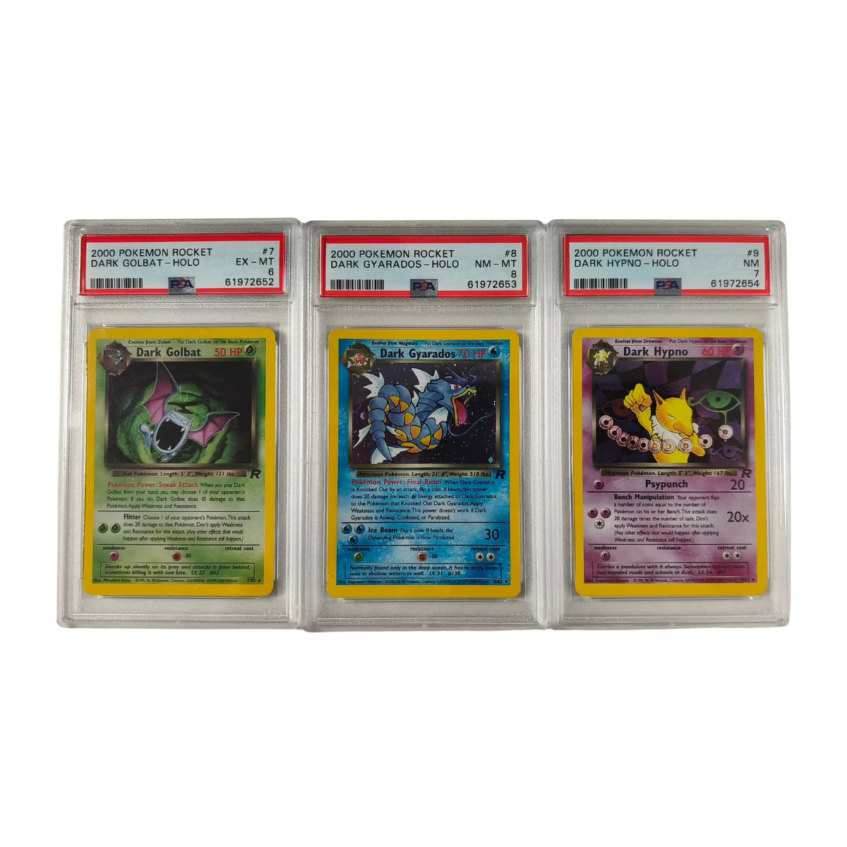 Pokémon - Team Rocket Set complet 1-83/82 incluant des Holos – PSA gradé