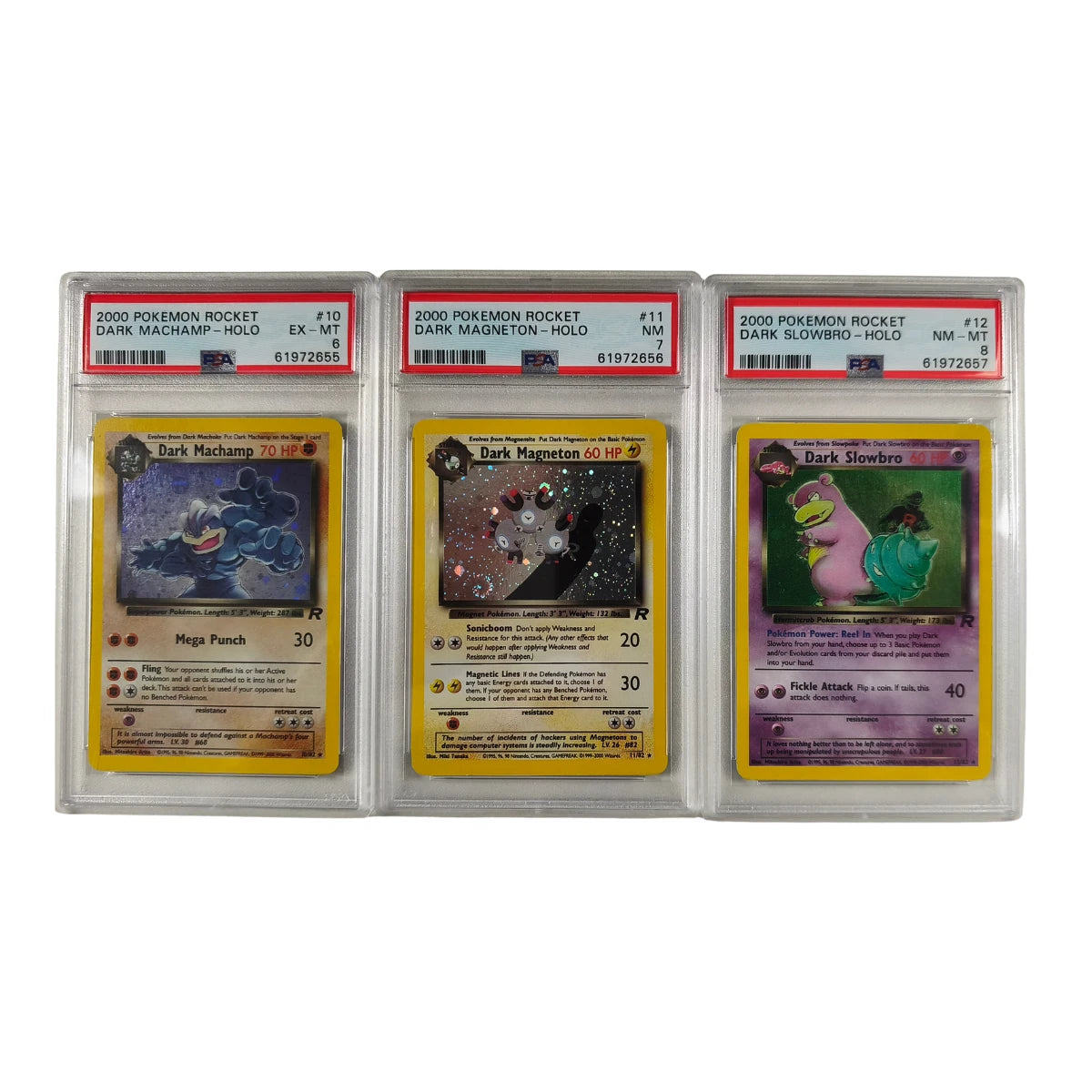 Pokémon - Team Rocket Set complet 1-83/82 incluant des Holos – PSA gradé