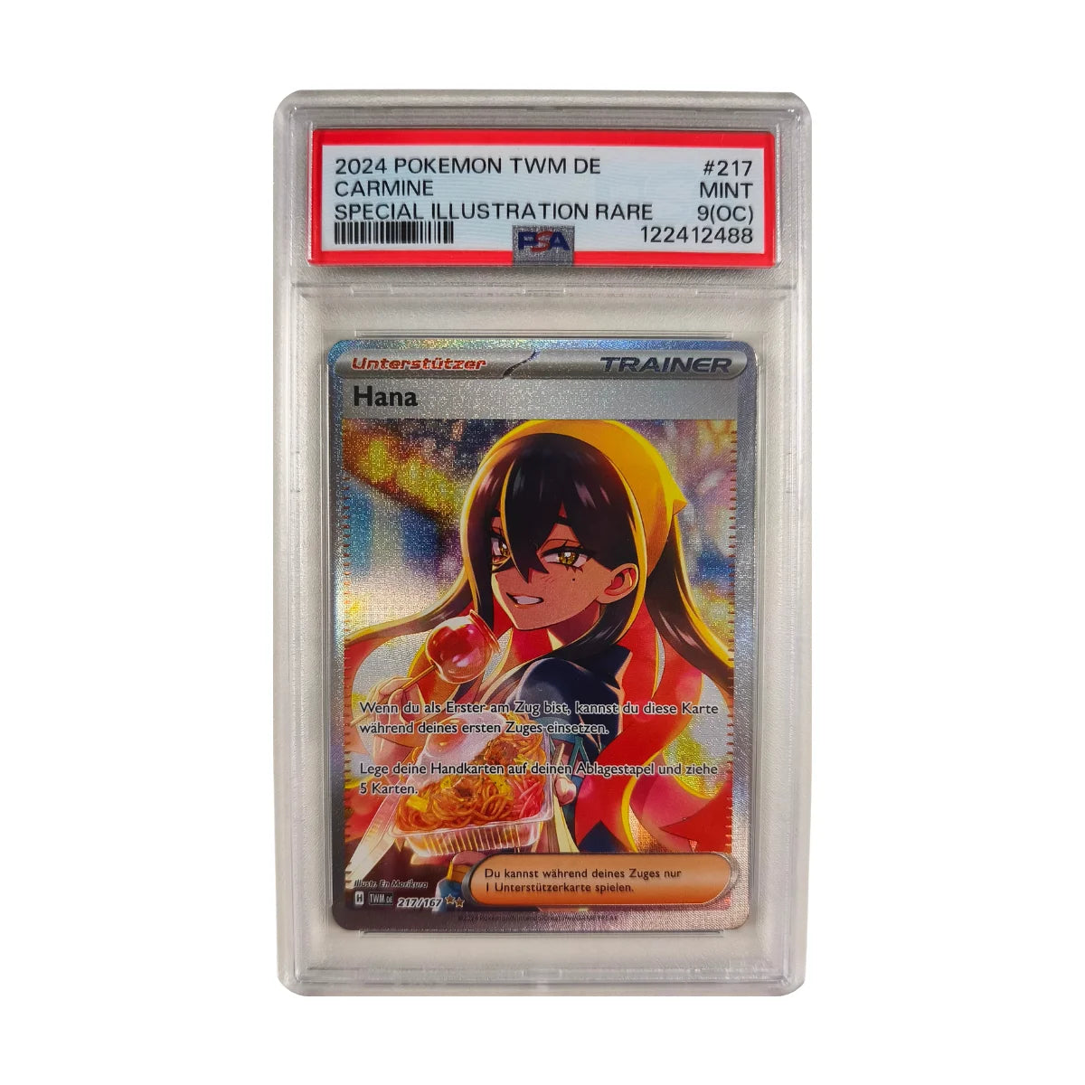 Pokémon - Hana SIR #217/167 (Maskerade im Zwielicht) – PSA 9 Mint OC