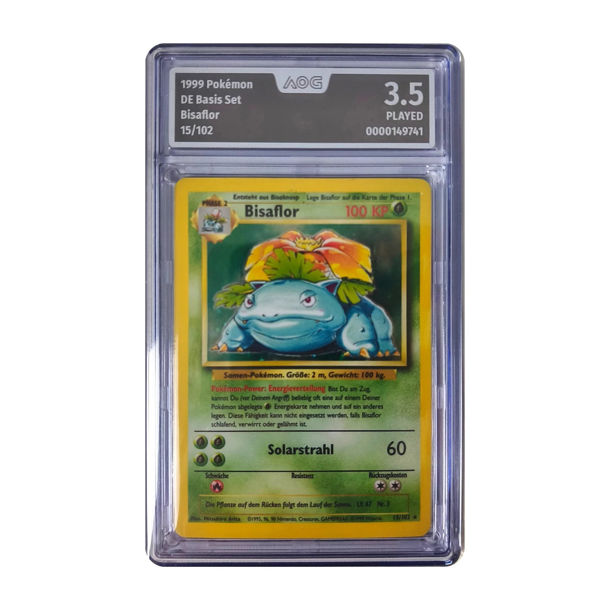 Pokémon - Bisaflor Holo #15/102 (Basis Set) – AOG 3.5 Jouée