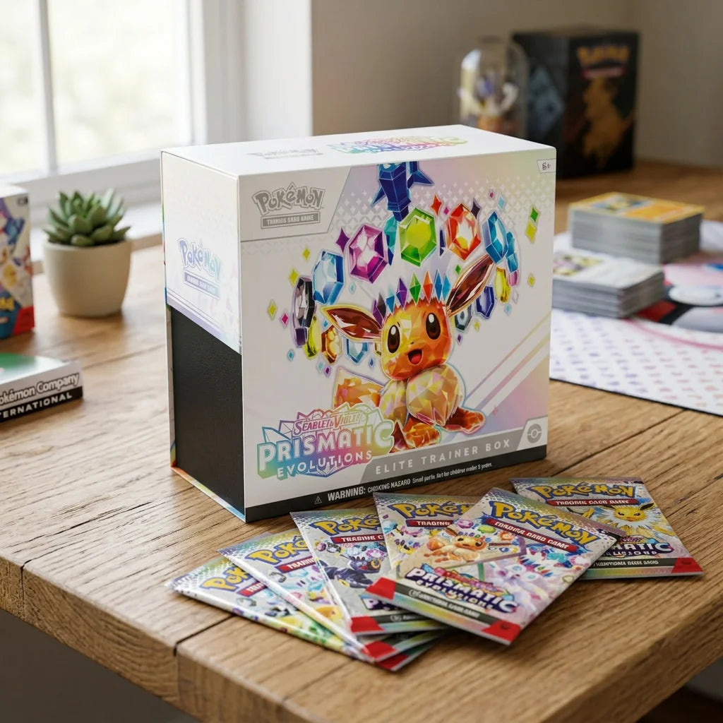 Pokémon - Scarlet & Violet: Prismatic Evolutions Coffret dresseur élite - Anglais